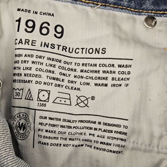 GAP 1969 Sexy Boyfriend Jeans Size 28 Distressed - Picture 5 of 5